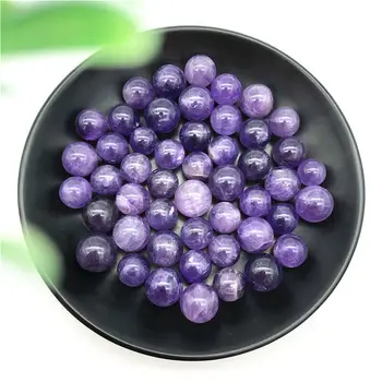

12-15mm Natural Amethyst Balls Purple Quartz Crystal Sphere Balls Healing Decoration Natural Stones and Minerals