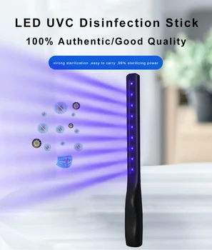

Funrover uvc lamp portable Light Sterilizer UVC Lamp Sanitizer Stick Ultraviolet Lamp Bactericidal Disinfection Germicidal Lamp