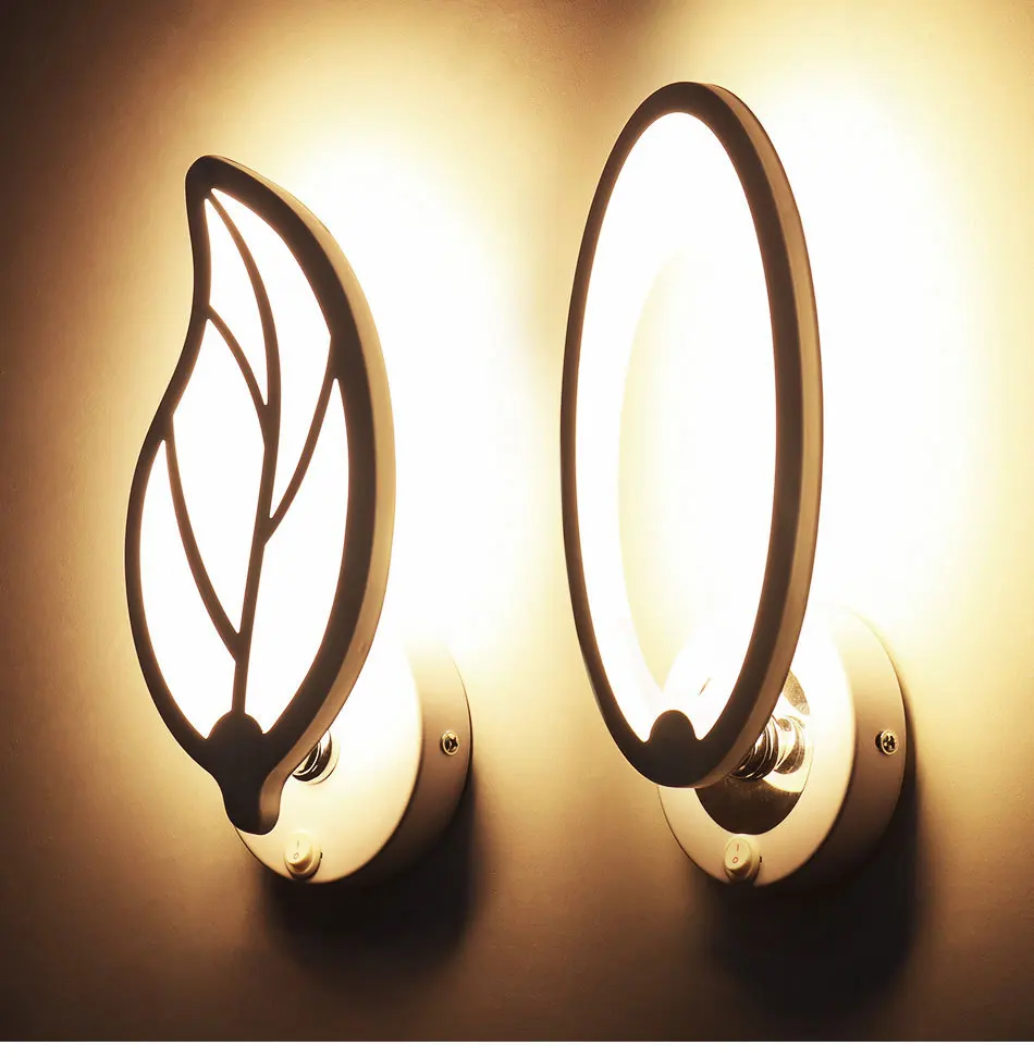 Wall Lamps Sconce With Switch Bedroom Home Modern Bathroom Indoor Lighting Wall Sconces luminaire Deco Stairs LED Wall Lights (4)