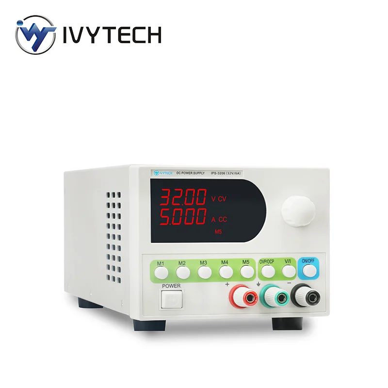 

30V 5A Variable DC Switching Laboratory Power Supply Bench Adjustable DIY Voltage Regulator 5 Group Storage IPS3206