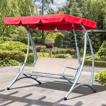 

Garden Swing Sunshade Replacement Canopy Tarp Waterproof Patio Swing Canopy UV Blocking Sunshade Cover For Outdoor Camping Canop