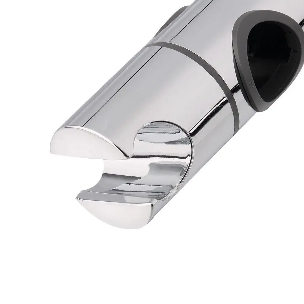 

Replacement 25mm ABS Chrome Shower Rail Head Slider Holder Adjustable Bracket UL