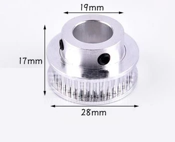 

2pcs 40T Inner hole:12mm 2GT timing pulley transmission pulley metal aluminum timing pulley model mechanical transmission