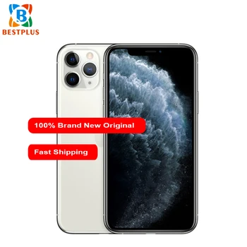 Перейти на Алиэкспресс и купить Абсолютно новый мобильный телефон Apple iphone 11 pro A2217 5,8 дюйма 4 Гб ОЗУ 64 Гб ПЗУ Тройная задняя камера 1125x2436 пикселей шестиядерный сотовый телефон