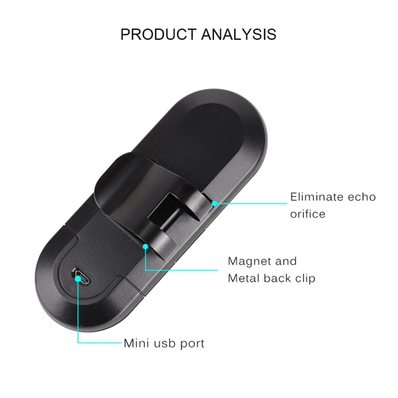 Bluetooth Автомобильный Mp3 музыкальный динамик Портативный громкой связи беспроводная резонирующая коробка MP3-плеер солнцезащитный козырек клип динамик телефон с зарядкой автомобиля