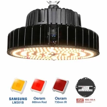 

LED Grow Light Full Spectrum SAMSUNG LM301B 660nm IR 3500K Growing Lamp for Indoor Plants Veg Bloom Tent With Meanwell Driver
