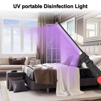 

Foldable UVC Purple Light Portable Home Disinfection UV Sterilization LED Light Hand-held Killer Mite Germicidal Sterilizer Lamp