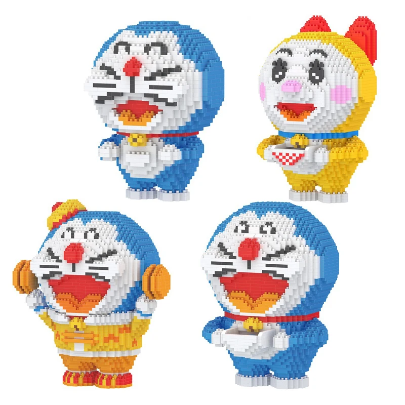 BOYU Doraemon Dorami Робот животное Дораяки карман может открыть модель Кота мини Алмаз