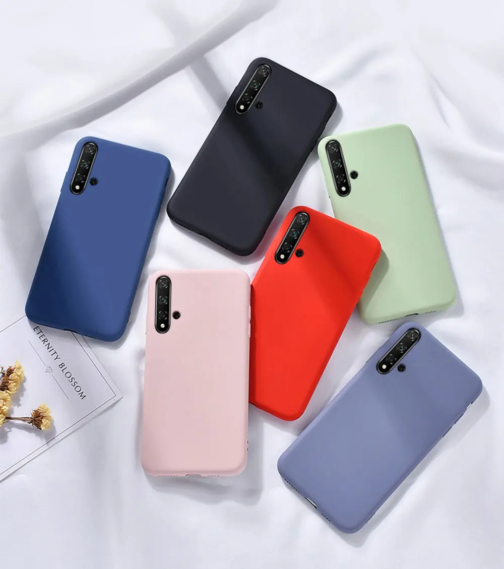 Hacrin чехол для huawei Honor 20 Pro Чехол роскошный мягкий жидкий силиконовый резиновый чехол для Honor 20 чехол Полный защитный бампер