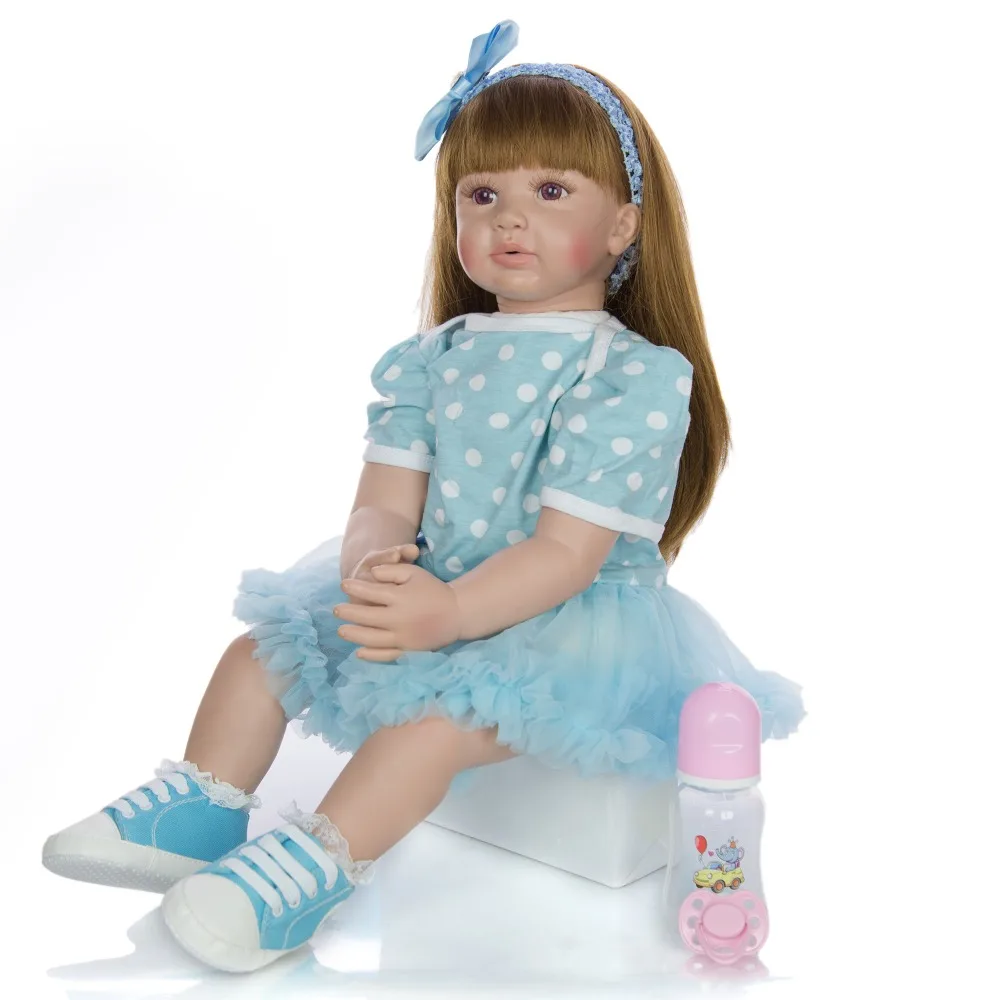 60 см, силиконовые перерожденные куклы Bebe младенец получивший новую жизнь живая как настоящая Boneca Кукла для маленьких девочек Reborn подарок на день рождения