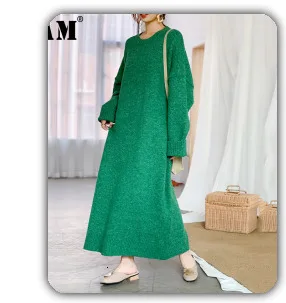 [EAM] Women Black Pattern Printed Long Spaghetti Strap Dress New Sleeveless Loose Fit Fashion Tide Spring Summer 2020 1DA358