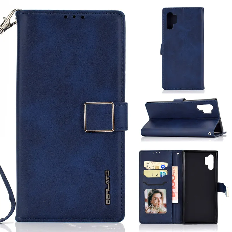 Флип-бумажник Etui Note10plus чехол для samsung Galaxy Note 10 9 S10 S9 S8 J4 J6 Plus A7 S10E S7 Edge Магнитный кожаный чехол