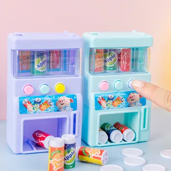 

CHILDREN'S Toy Vending Machine Creative Coin Beverage Vending Machines Model Baby Play House Educational Toys Wholesale