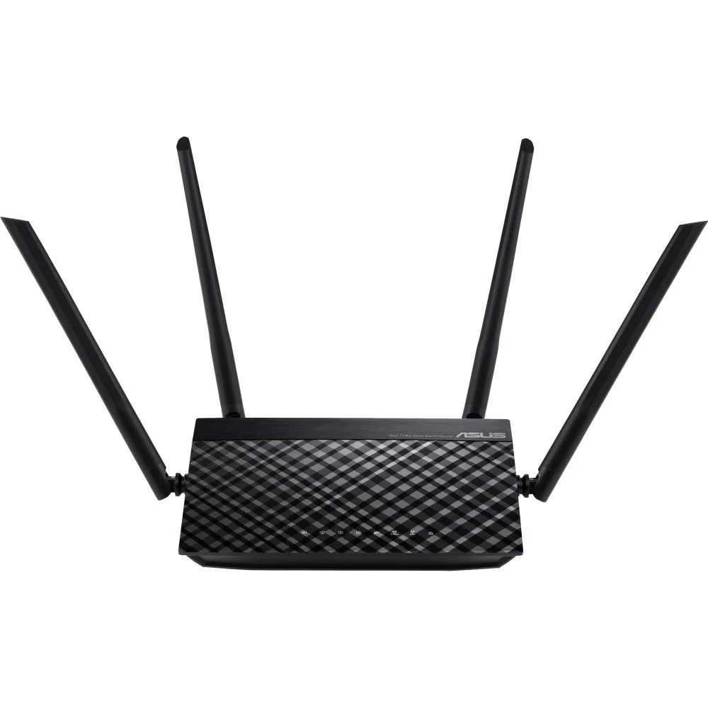 Роутер беспроводной Asus RT-AC51 AC750 10/100BASE-TX черный