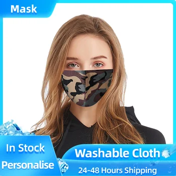 

Cotton PM2.5 Black Mouth Face Mask with 2 Activated Carbon Filter Windproof Mouth-muffle for Men Women Black Fashion