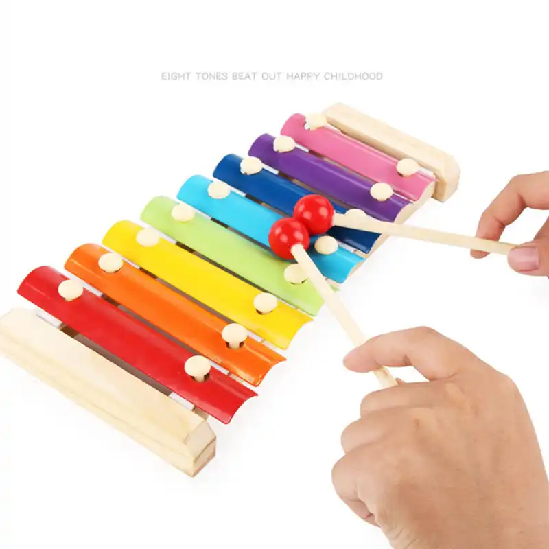 instrumentos musicales de madera para niños
