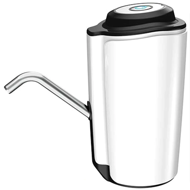 

Water Bottle Pump Portable Water Dispenser Electric Water Jug Pump with USB Charging for 2-5 Gallon Bottle in Kitchen/Home/Offic