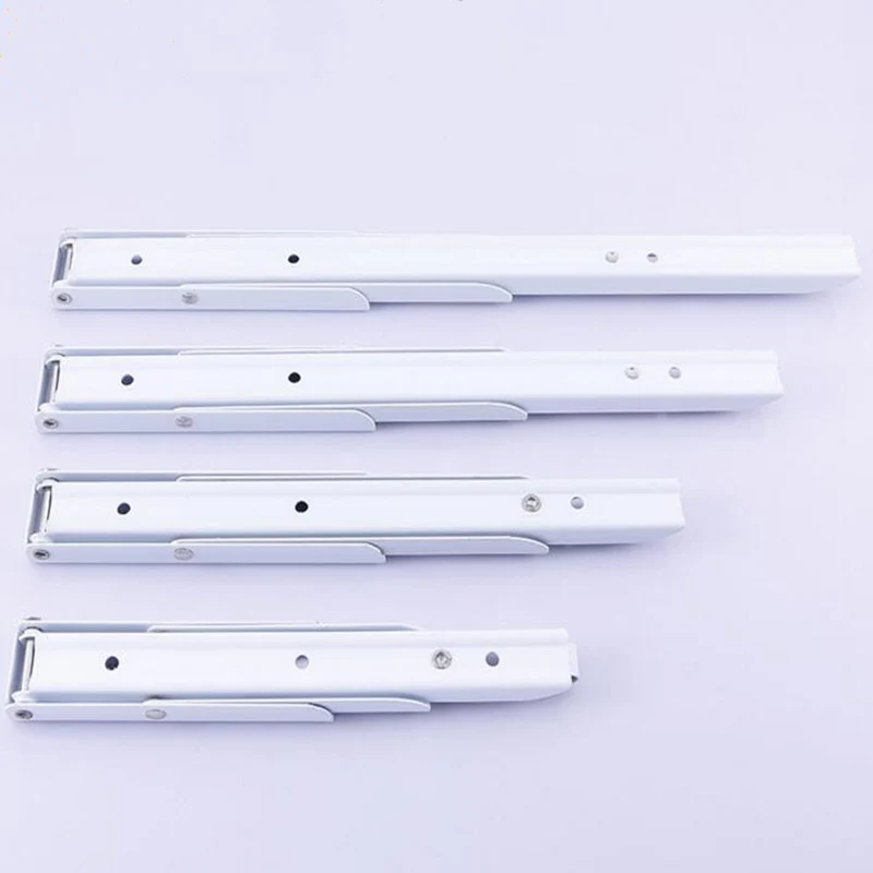 Белый металлический складной кронштейн 2 шт./компл. треугольный для крепления на