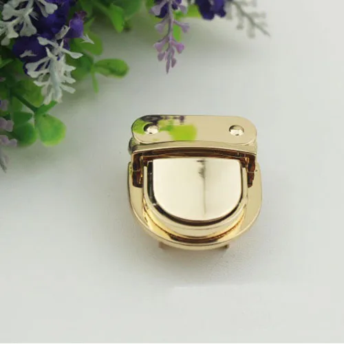 10Pcs Women Bag Metal Locks Buckle Box Twist Turn Lock Snap for DIY Purse Clasp Replacement Repair Closure Hardware Accessori