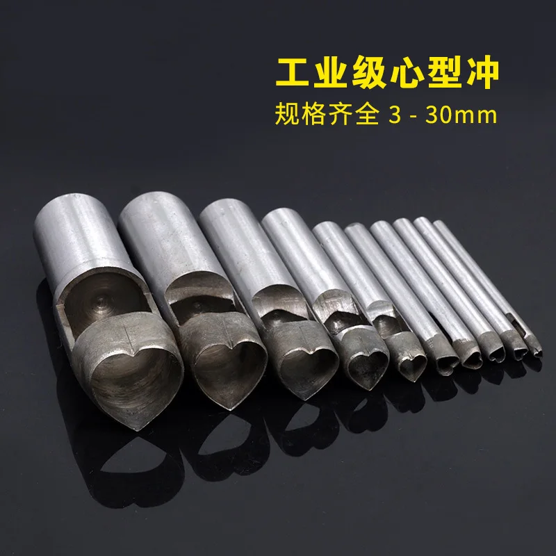 105length-Leather-Craft-Tools-Heart-Shaped-Cutter-Punch-Leather-Handmade-Craft-Tools-Punching-110mm-length-3