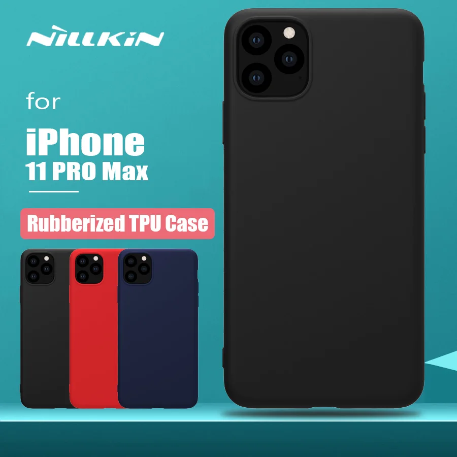 Чехол Nillkin для iPhone 11 Pro Max прорезиненный чехол из ТПУ силиконовая задняя крышка
