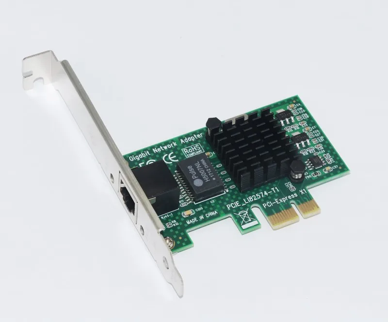 Для Intel 82574L Чипсет EXPI9301CT 9301CT Gigabit Ethernet для рабочего стола PCIE X1 сетевой адаптер 10/100/1000 Мбит/с NIC для компьютера
