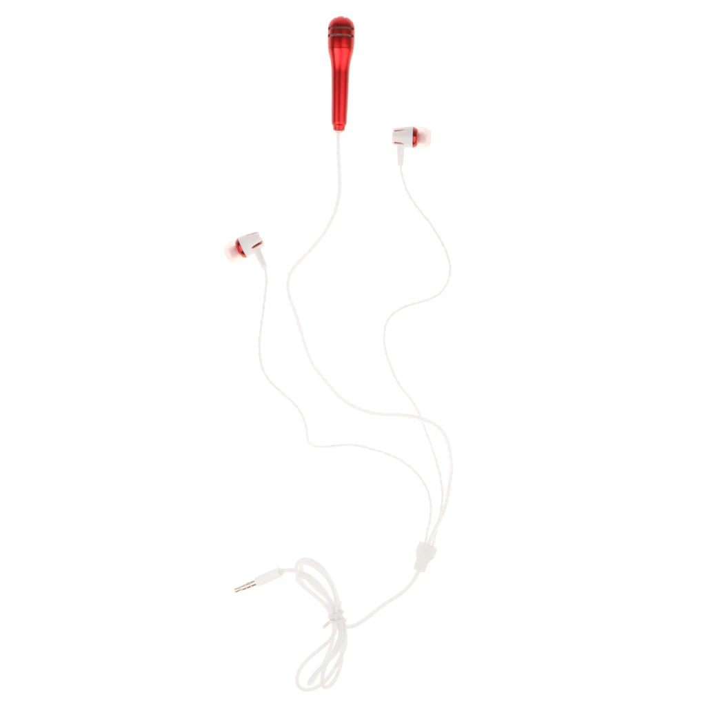 MagiDeal Universal In-Ear Headphone Wired Earbuds Earphones with Mini Mic