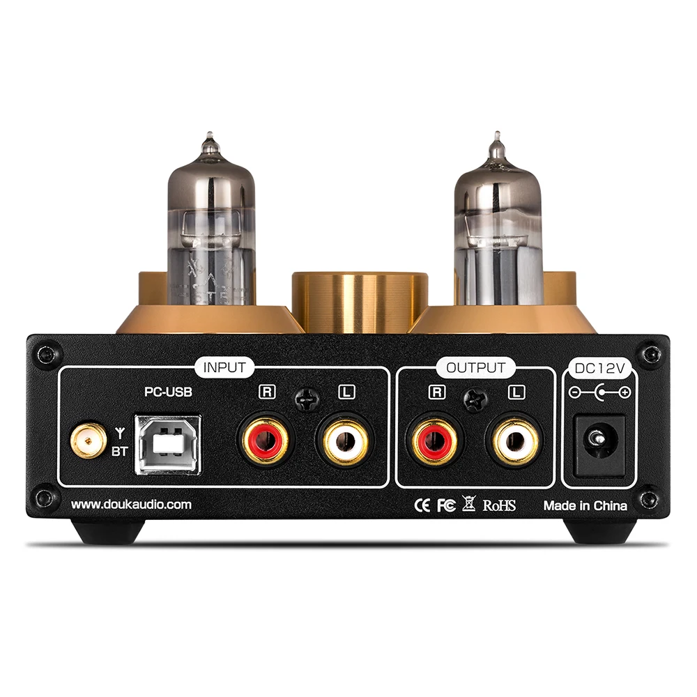 Douk аудио HiFi Bluetooth 5 0 трубный вакуумный усилитель USB DAC APTX домашний стерео для