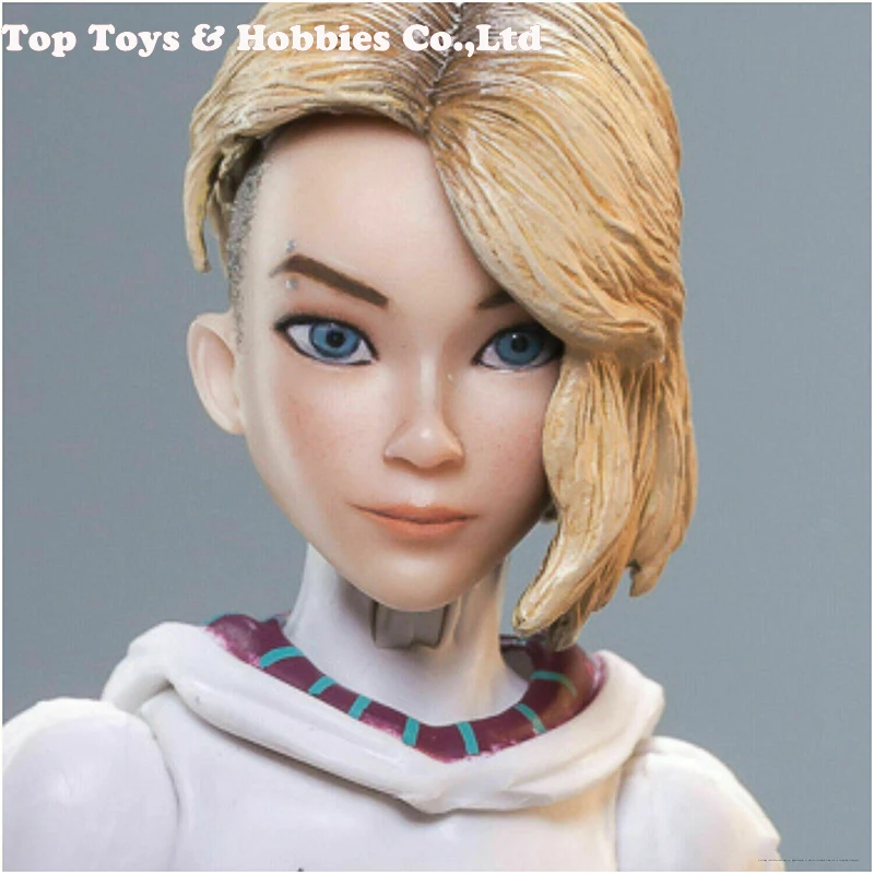 1//12 Spider-man Peter Parker Head Sculpt Mini Head Model Fit SHF 6inches Figure