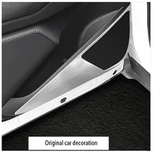 Специально используется для декоративных деталей автомобильной двери, противоударный коврик, автомобильная дверь, противогрязевая пластина, для Toyota CHR из нержавеющей стали