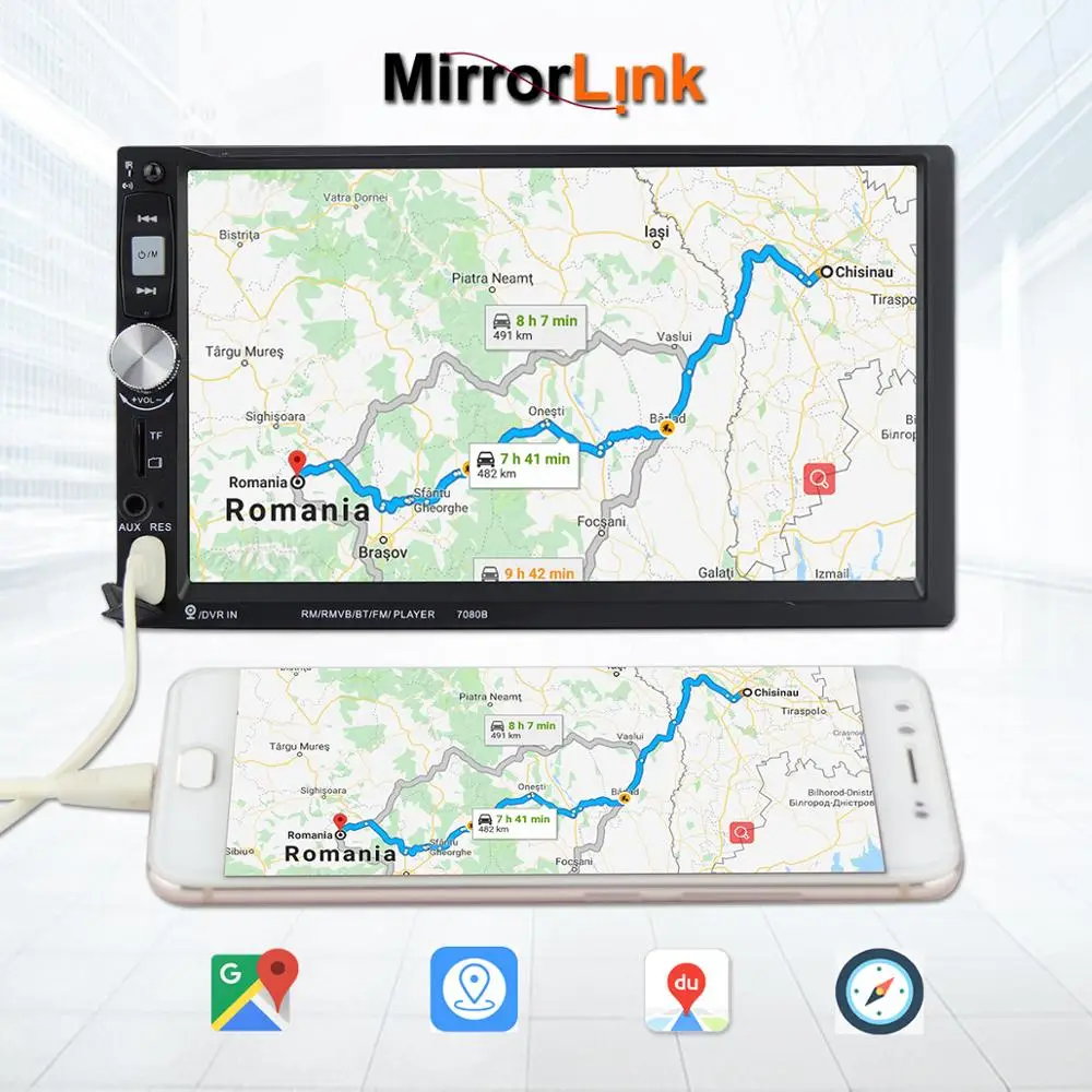 Авторадио 2 din Автомобильный мультимедийный видео плеер " Авто Стерео Bluetooth MP5 2Din сенсорный экран цифровой дисплей USB SD FM