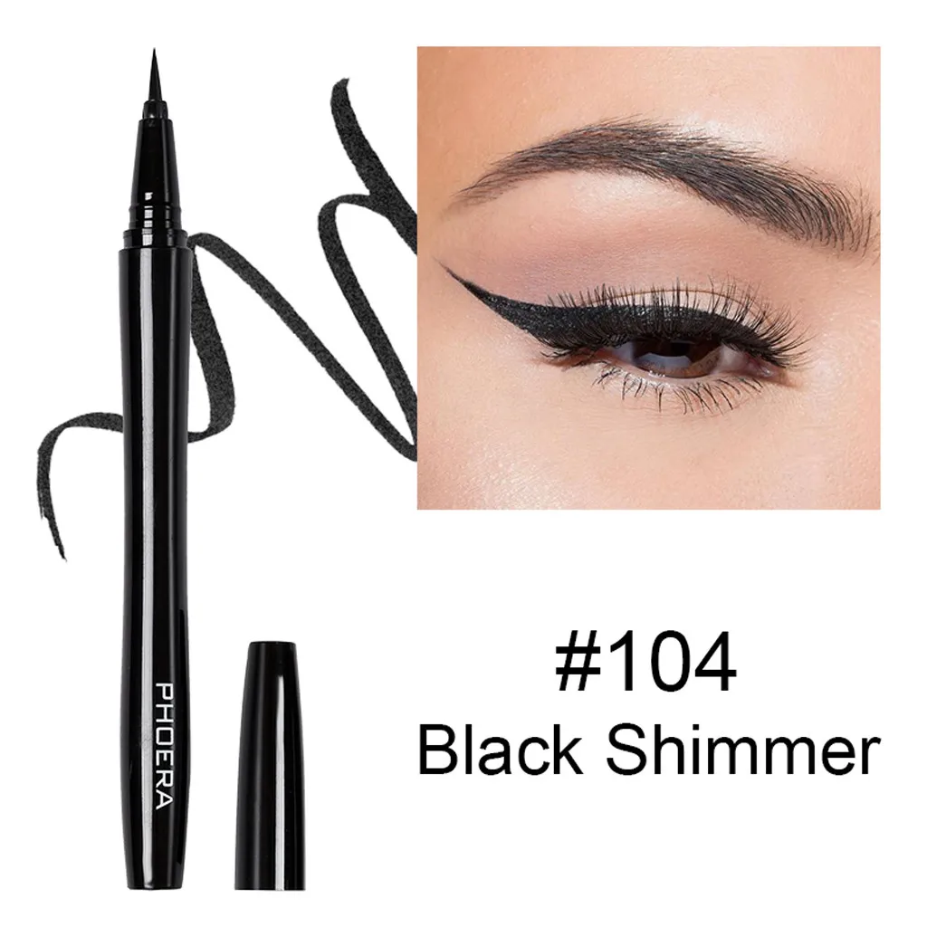 6 цветов водостойкая блестящая подводка для глаз карандаш тени век блеск жидкая