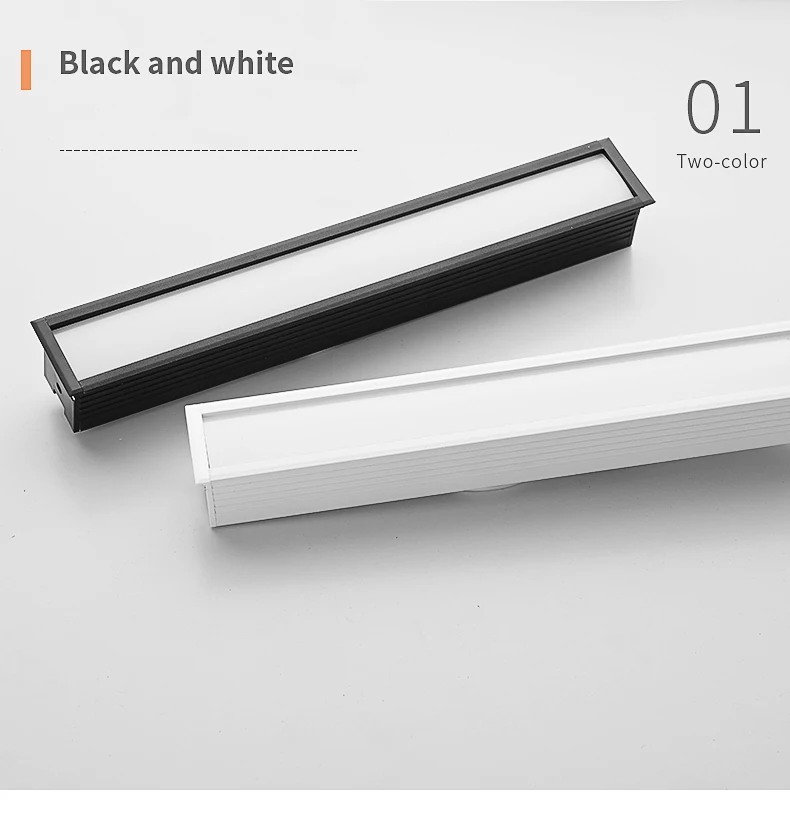 trimless downlights Saiyo LED Strip Light Aluminum Ceiling Profile Recessed Spot Downlight Linear Lamp AC85~265V Long Panel light smart led downlights