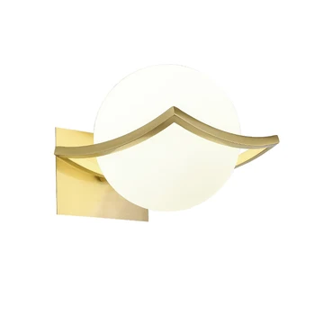 

Modern style Metal Glass Ball Wall Lamp Led Wall Lights for Passage Corridor Bedroom Bedside Lamp Wall Sconces