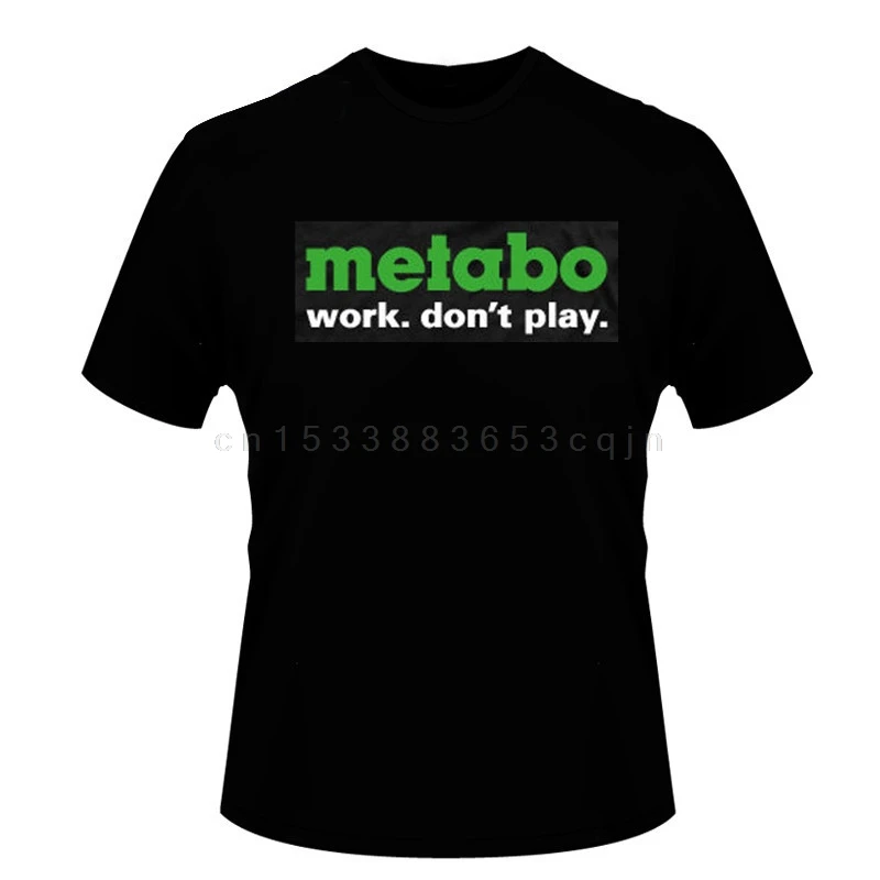 Metabo Tools Equipment Hardware Logo New T-Shirt summer new men cotton Short sleeve T-shirt Brand tops Fashion casual tees | Мужская