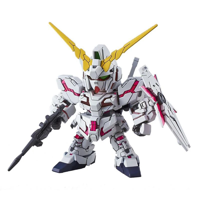 Оригинальный Bandai Unicorn Gundam SD EX STANDARD 005 SDEX сборка фигурки модель куклы|Игровые и