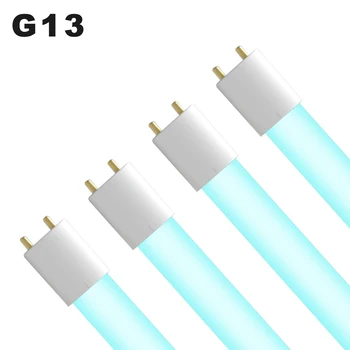 

High Ozone Quartz Ultraviolet Sterilizer Tubes 8W 10W 15W UVC Disinfection Lamp Tubes G13 Ozone UV Tubes for Cabinet Farm Closet