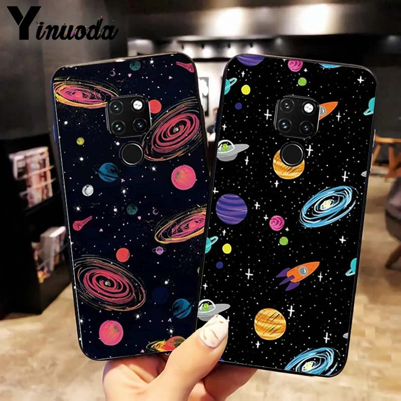 

Yinuoda Lover Starry sky Cartoon Pattern TPU Soft Silicone Phone Case Cover for Huawei mate10 Pro mate 20 mate20X mate20 Pro