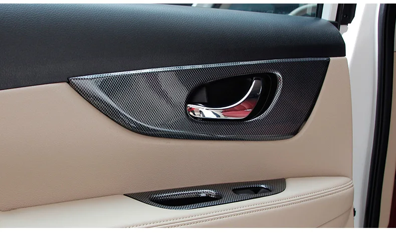 Для Nissan X trail T32 X-trail- внутренняя дверная чаша поручень окно декоративная рамка выключателя внутренняя ручка Рамка Автозапчасти