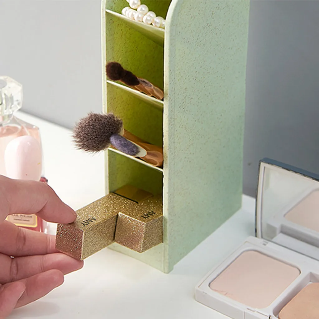 Многофункциональный настольный держатель для ручек с 4 отделениями 25 #|Хранилище