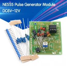 DC6-12V NE555 Pulse Generator Module Sine/Triangle/Square Wave generator multi-channel Waveform Signal Generator DIY Kit