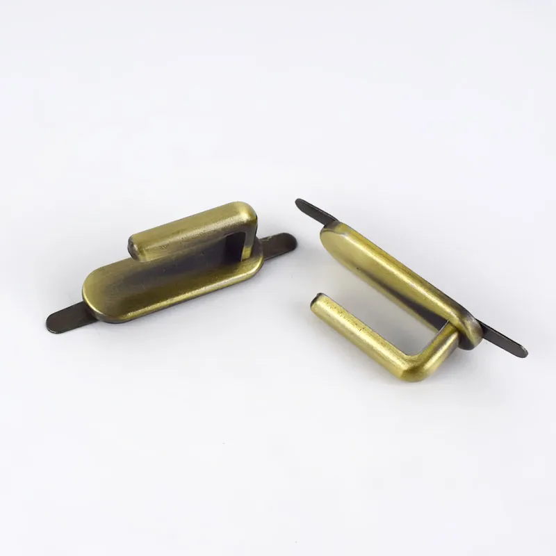 brass 5/10 шт. металлический мешок пряжки для сумочки Арка мостовой соединитель Вешалки материал для изготовления сумок, Ремни ремень DIY кожа скобяные изделия для ремонта аксессуар - Цвет: brass
