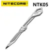 NITECORE NTK05 UltraTiny Titanium Keychain Knife Lightweight Multiple Purpose Folding Knife Outdoor Tools Mini Tactical Knife ► Photo 3/6