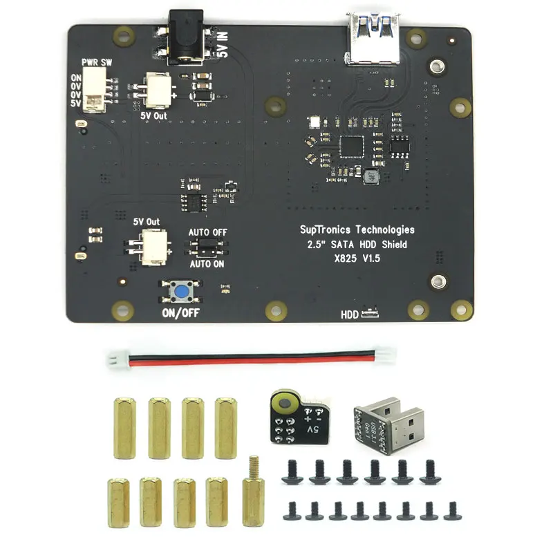 Raspberry Pi 4 Model B 2.5 inch SATA HDD/SSD Storage Expansion