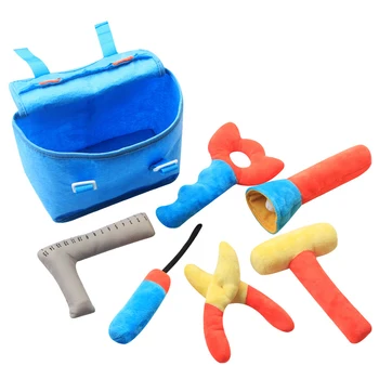 

Children's Plush Toolbox Set Baby Fabric Simulated Repair Tool Pretend Play