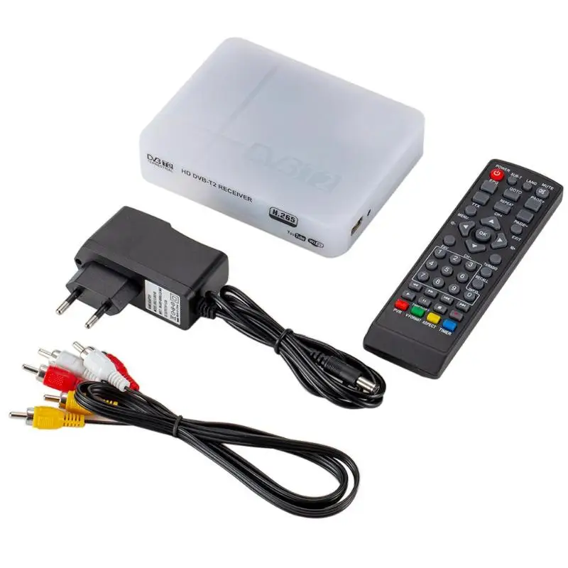 K2 Smart Tv Box приемник Mpeg4 H.264/H.265 Dvb-T2 цифровой наземный приемник Full-Hd цифровой телеприставка поддержка Wifi антенна (