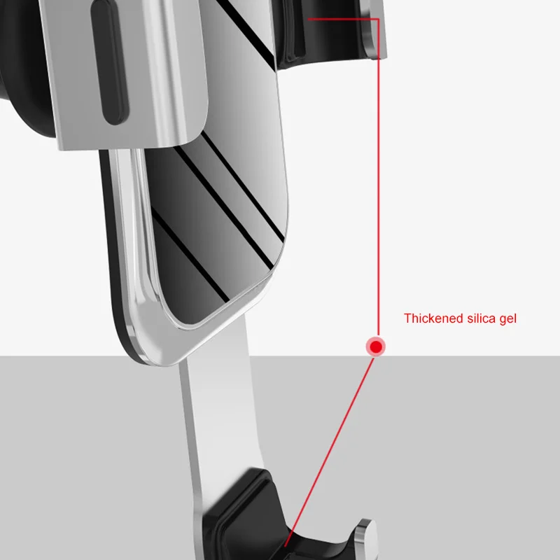 Гравитационный Автомобильный держатель для телефона Air Vent Автомобильный держатель из закаленного стекла для смартфона soporte celular para auto H-best