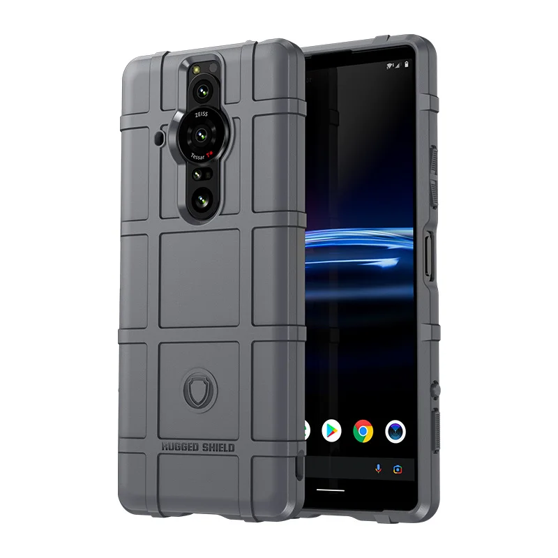 waterproof phone bag For Sony Xperia Pro I Case Cover Rugged Armor Shockproof Cover High Quality Soft Silicon Button For Sony Xperia Pro I waterproof phone pouch for swimming Cases & Covers