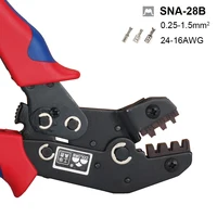 Crimping Pliers 2.8 4.8 6.3 Tabs Dupont Plug Spring Terminals Crimper Replace Jaws Kits Electric Hand Tools 28b 48b 02b 2