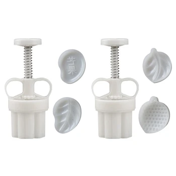 

25-50g Adjustable Mooncake Barrel Mold with Durian Stamp Hand Press Moon Cake Pastry Mould DIY Bakeware Mould